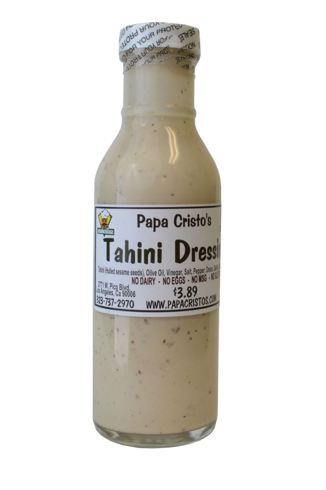 Tahini Greek Dressing | Papa Cristo's
